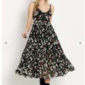 Black Milk Clothing Pretty Weeds Sheer Midaxi Dress